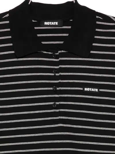 Rotate Birger Christensen Polo With Logo In Black