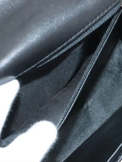 Pre-owned Chanel 2016-2017 Small Lambskin Cross Stitch Coco Top Handle Bag Satchel In Black