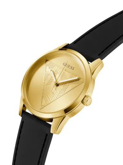 Guess Usa Triangle-logo 42mm In Black
