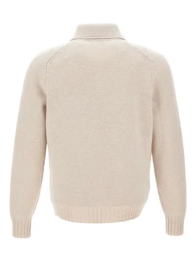 Gran Sasso Buttoned-up Patch-pocket Jacket In Neutral