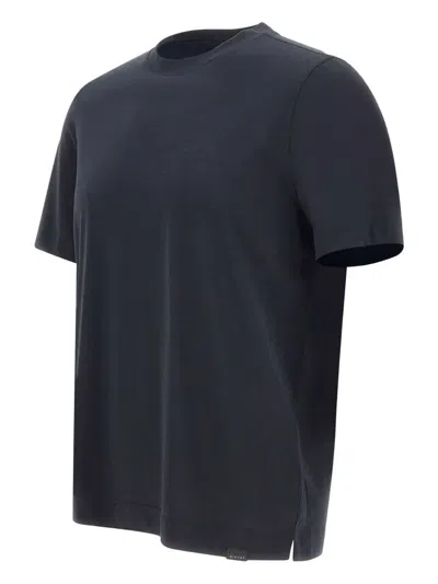 Diktat Short-sleeve Crew-neck T-shirt In Blue