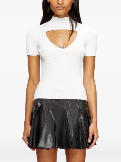 Diesel M-olive T-shirt In White