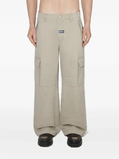 Misbhv Belt-loop Trousers In Green