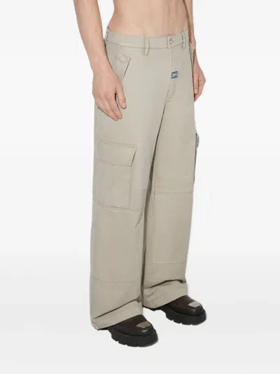 Misbhv Belt-loop Trousers In Green