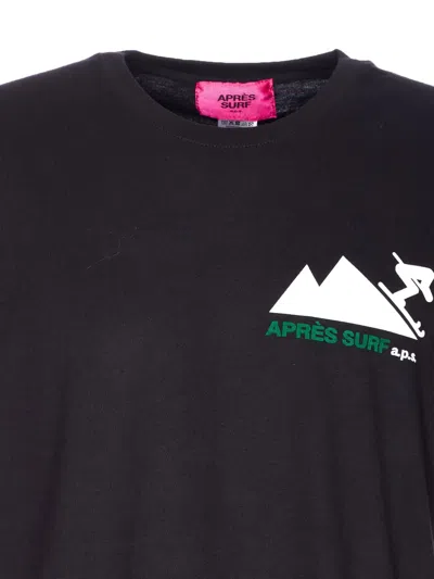 Après Surf Trafoi Crewneck T-shirt In Black