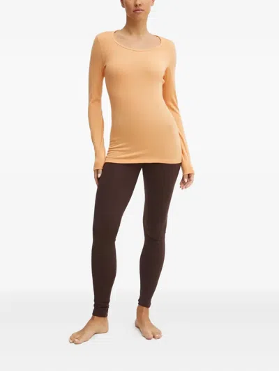 Icebreaker Long-sleeve Round-neck Top In Orange