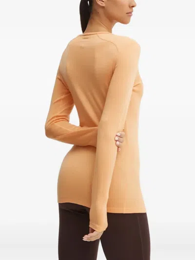 Icebreaker Long-sleeve Round-neck Top In Orange