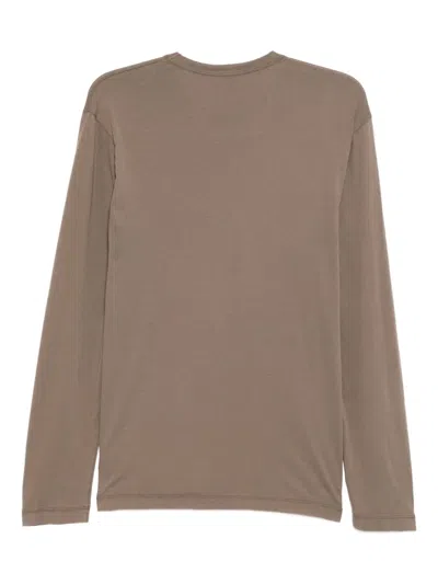 James Perse Lotus T-shirt In Brown