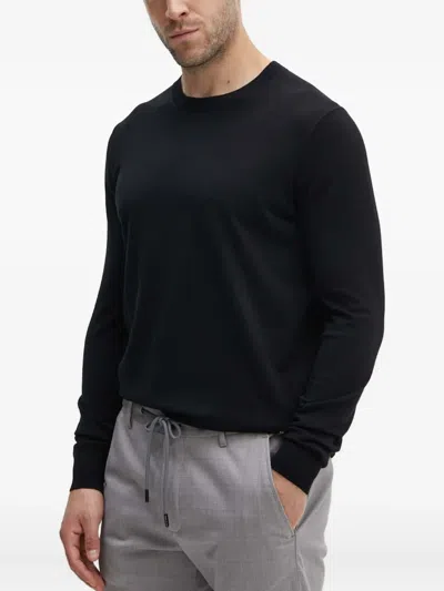 Karl Lagerfeld Round-neck Top In Black