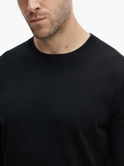 Karl Lagerfeld Round-neck Top In Black