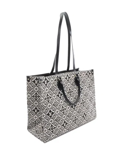 Pre-owned Louis Vuitton 2021 Onthego Gm Monogram Tote Bag In Black