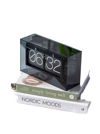 Karlsson Boxed-flip Clock In Black