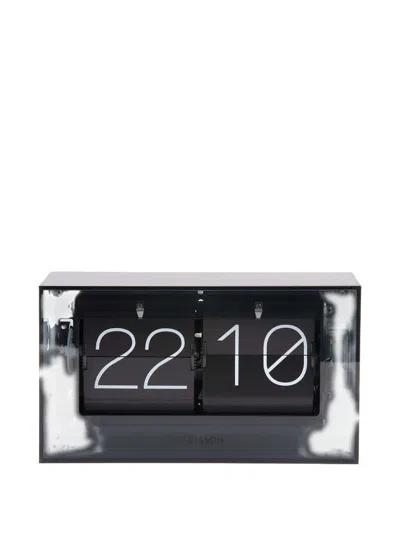 Karlsson Boxed-flip Clock In Black