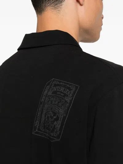 Ziggy Chen Cotton Polo Shirt In Black