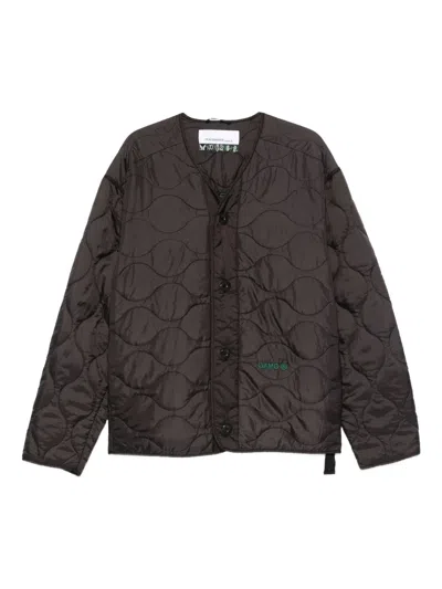 Peacemaker Oamc Quilted Buttoned Jacket In Black