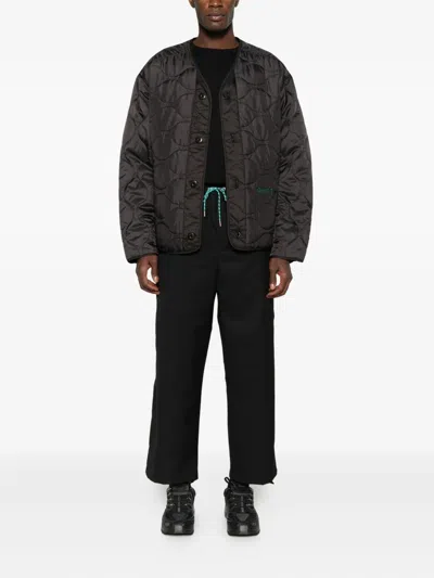 Peacemaker Oamc Drawstring-waist Pants In Black