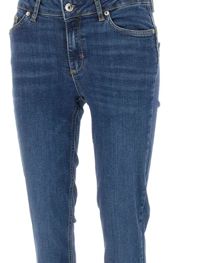 Liu •jo Bottom Up Ideal Five-pocket Trousers In Blue