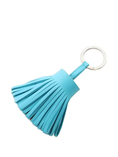 Pre-owned Hermes 2010s Carmen Key Ring In Blue