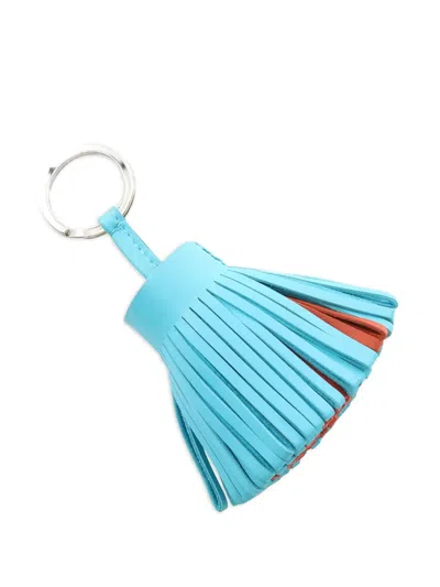Pre-owned Hermes 2010s Carmen Key Ring In Blue