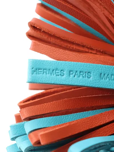 Pre-owned Hermes 2010s Carmen Key Ring In Blue