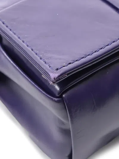 Pre-owned Bottega Veneta 2010s Candy Cassette Mini Bag In Purple