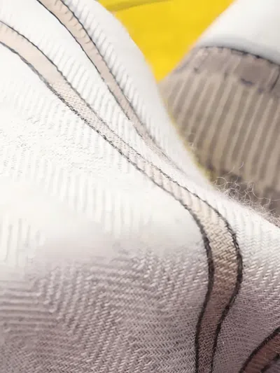 Pre-owned Hermes 2010s Cavalcadour Scarf In Gray