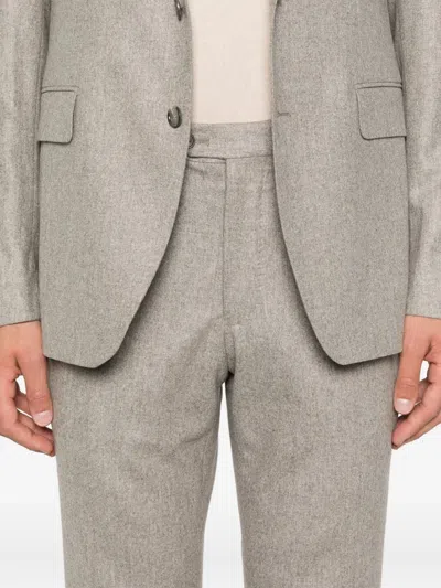 Tagliatore Single-breasted Suit In Gray