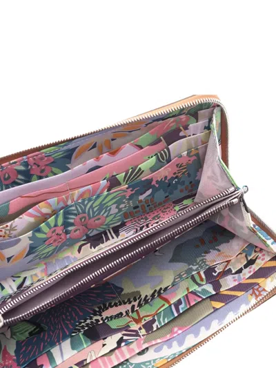 Pre-owned Hermes 2024 Zip-around Azap Long Wallet In Brown