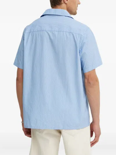 Les Deux Striped-pattern Shirt In Blue