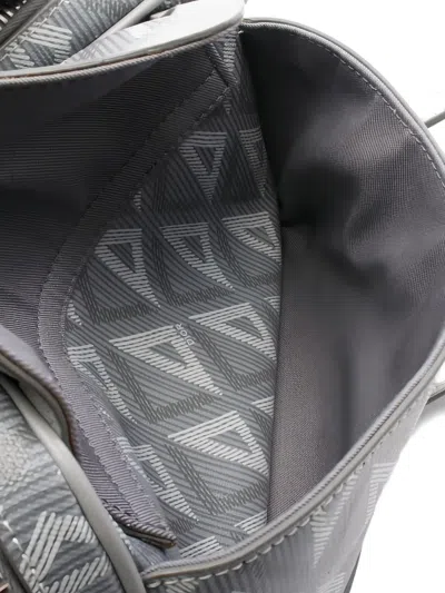 Pre-owned Dior 2010s Hit The Road Diamond-pattern Mini Bag In Gray