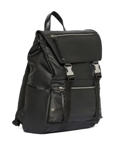 Gcds Buckle-details Backpack In Black