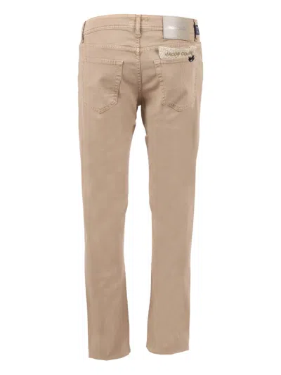 Jacob Cohen Nick Five-pocket Jeans In Neutral