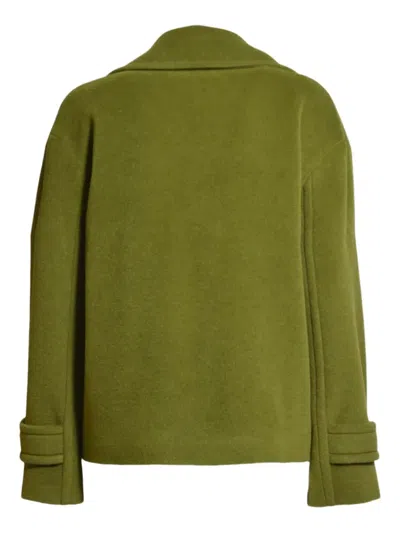 Tagliatore Double-breasted Jacket In Green