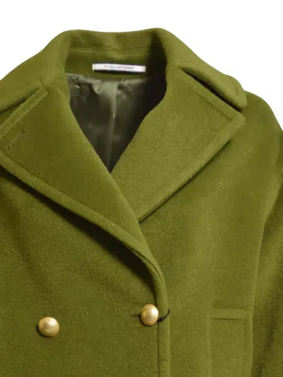 Tagliatore Double-breasted Jacket In Green