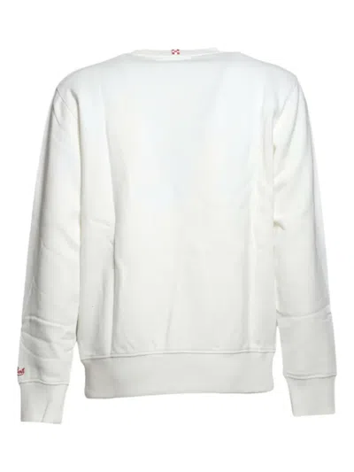 Mc2 Saint Barth Graphic Sweatshirt In White