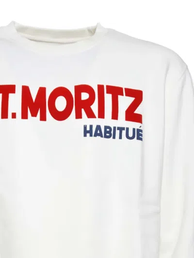 Mc2 Saint Barth Graphic Sweatshirt In White