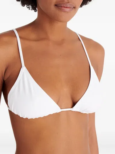Eres Mouna Triangle Bikini Top In White