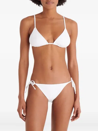 Eres Mouna Triangle Bikini Top In White