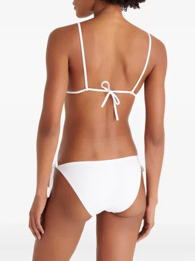 Eres Mouna Triangle Bikini Top In White