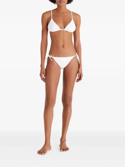 Eres Mouna Triangle Bikini Top In White