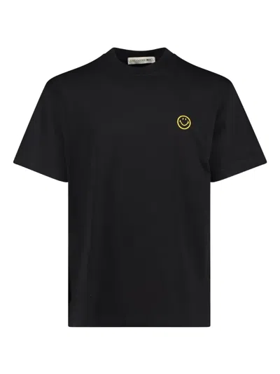 Joshua Sanders X Smiley® Round-neck T-shirt In Black