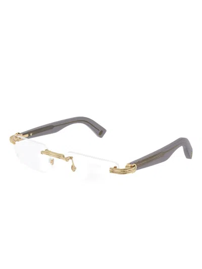 Cartier Rimless Glasses In Metallic
