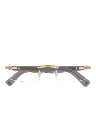 Cartier Rimless Glasses In Metallic
