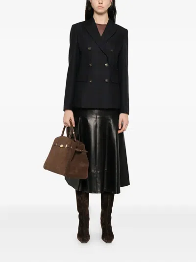 Dondup Double-breasted Blazer In Blue