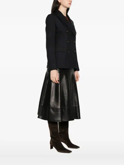 Dondup Double-breasted Blazer In Blue