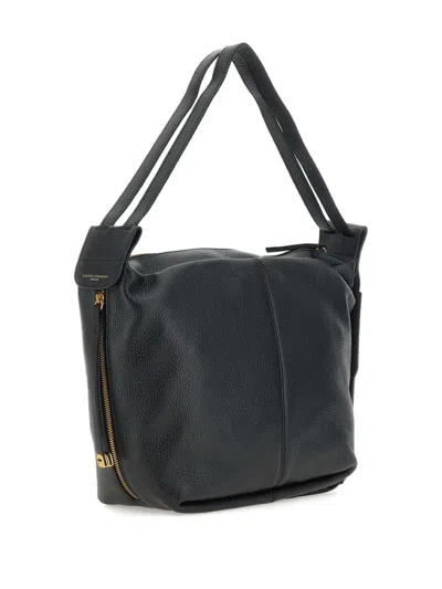 Gianni Chiarini Guia Grain-leather Shoulder Bag In Black