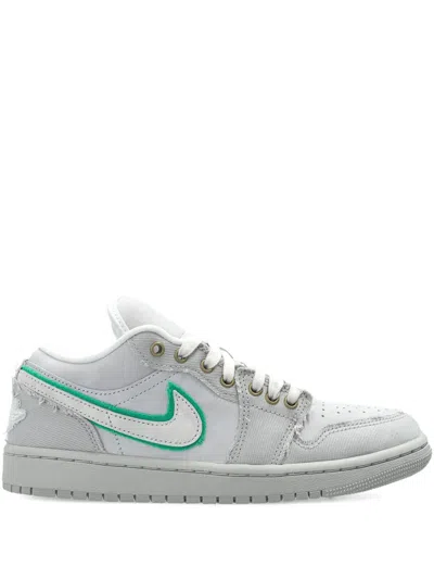 Nike Air Jordan 1 Low Sneakers In Gray