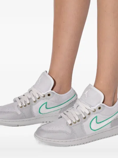 Nike Air Jordan 1 Low Sneakers In Gray