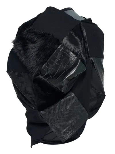 Junya Watanabe Patchwork Top In Black