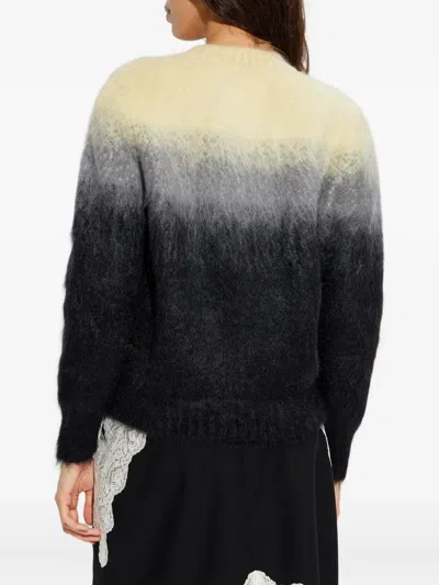 Jil Sander Gradient Mohair Jumper In Black